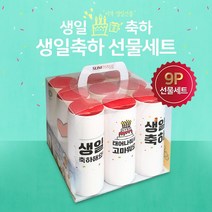 선물세트 9P 생일축하 / 슬림티슈 생일티슈 선물하기 선물하기