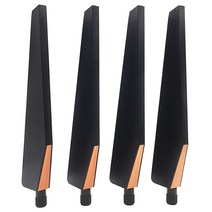 ASUS GT-AC5300 무선 라우터 무선 네트워크 카드 AP 안테나 SMA 이중 주파수 무 지향성 안테나, 검정, 하나