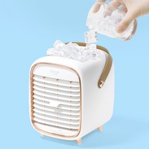 루루아 윈디 미니 냉풍기 휴대용 에어컨 에어쿨러 얼음선풍기 냉방기 이동식냉풍기 미니냉풍기, 루루아 윈디(화이트)
