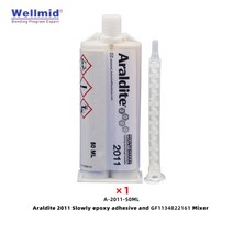 Araldite 2011 50ml 다 구조용 접착제 장인 및 대부분의 산업용 용도 천천히 ab, [01] 1Pc2011andMixer