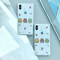 [가방팝] 곤룐 쨀리공장 여행스케치 아이폰큐브케이스 휴대폰케