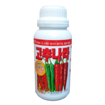 고추 전용비료 제4종 복합비료 탄저 낙화 예방 주말농장 텃밭 모종 액체 액비 500ml, 1개
