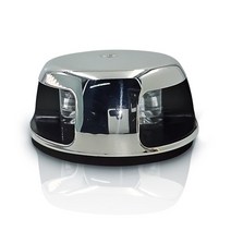 제트보트LED 해양 보트 요트 스테인레스 스틸 레드 및 그린 2 색 내비게이션 램프 12VDC, 01 11007  Bicolor Light
