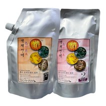 세화 색채진미 한방헤나 칼라크림 1제+2제 각500ml, 자연갈색