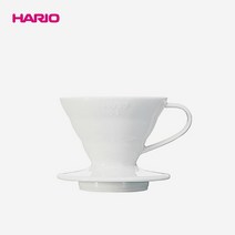 하리오 로프트샵 V60 세라믹 드리퍼 컵 화이트 단품, 1개