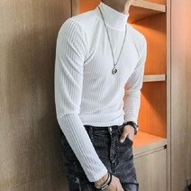 폴라티 남자 반목폴라 긴팔 겨울 남성 반목티 목티 터틀넥 목폴라티