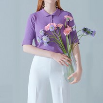 홈쇼핑 비스코스 썸머 반팔 니트 PU