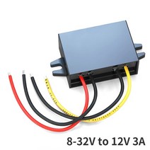 인버터 컨버터 4A 1A 2A 3A 19V 30V 8-32V 12V 24V 전압 안정기 스텝 다운/업 카 보트 전원 벅 부스트 DC, 03 8-32V to 12V 3A