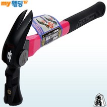 수사 장도리 빠루 망치 화이버 자석 Fiberglass Handle 390M 단조 쇠 목수 일제