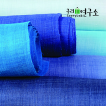 [쿠리연구소] 파랑 모음6종 모시원단 15cm 블루 모시조각보 규방공예 삼베 한복 자투리원단, BL5_파랑