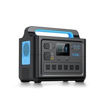 휴대용 파워 스테이션 1228Wh/1500W VDL HS1500 LiFePO4 태양광 발전기 Fully Charged 2 시간s 6x110V Pure Sine웨이브 AC 콘센트, 1500W