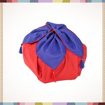 M 88cm 청홍보자기 l 전통 예단함 포장 선물용 보자기