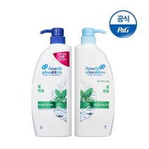 헤드앤숄더 쿨멘솔 850ml 샴푸 1개 + 린스, 쿨멘솔 샴1+린1{HA21}{HA23}