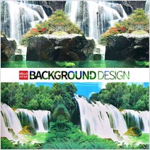 O)양면 백스크린 높이 48cm (10cm단위)-어항배경 그림 시트지/헬로아쿠아