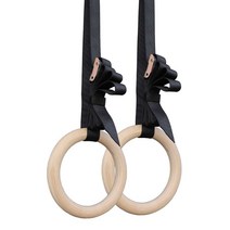휴대용 32mm 나무 나무 링 키트 crossfit 체조 링 체육관 어깨 강도 홈 피트니스 훈련 장비 y51d, M