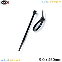 KDY 케이블타이 블랙 9.0 x 450mm 100개입, 1