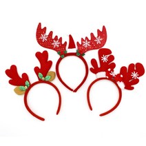 크리스마스 머리띠 루돌프 사슴뿔 연말 파티 랜덤, 5개