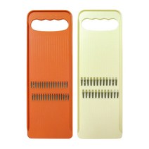 [한셀] 하이텍 사계절 채칼 2개, 종류:아이보리1.6mm+주황3mm