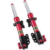 니우 전기 스쿠터 부품 30/33 코어 360mm 400mm 오토바이 프론트 포크 댐핑 쇼크 야마하 Cygnus-X BWS RSZ JOG Niu N1S NGT NQI UQI, [05] 33 core 400mm red