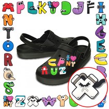 크앤비 로블록스 알파벳로어 신발 실내화 악세사리 파츠 모음 사은품증정, X파츠