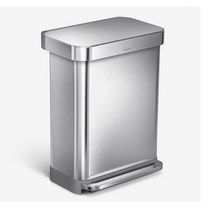 심플휴먼 45L 핸즈 프리 페달오픈 휴지통 미국직구