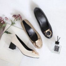 양가죽 펌프스 구두 중년여성 엄마구두 국내생산 5cm