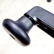 사무의자 고정바퀴 발굽 교체 의자 다리 회전 바퀴 수리 1P, 블랙 (07-350A)