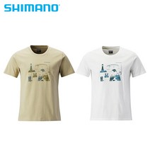 시마노 낚시복 반팔티 코튼 선상 방파제 셔츠 SH-096R