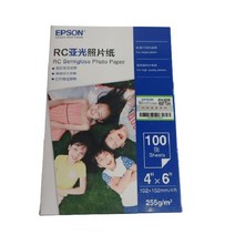 엡손 저광택 새틴 포토용지 100매 255g 4x6 인화지 사진용지