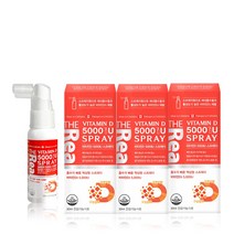 더리얼 비타민D 5000IU 스프레이 30ml, 3개