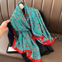 럭셔리 브랜드 실크 스카프 여성용 대형 파시미나 히잡 풀라 에샤 르페 디자인 프린트 레이디 비치 스톨 헤드 2023, 16