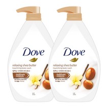 도브 시어버터 바디워시 (1000ml), 2개, 1L