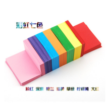 종이접기 삼각 백조 전용지 컬러 직사각형 diy재료 훈련, 기본, T03- 7가지색 2800장(4x6)