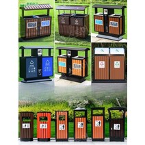 분리수거장 부스 쓰레기 장 분리수거 야외 공원, L