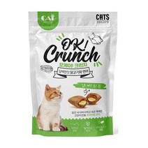 D18 고양이 비스켓 크런치 치킨연어 60g, 8개