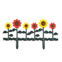 화단 울타리 조립 화분 꽃 휀스 텃밭 정원 꾸미기 펜스, 12. 네모난 기둥 스타일