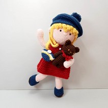써니의실노리 졸리랑 꼬마곰 코바늘 손뜨개인형 DIY 패키지 뜨개질