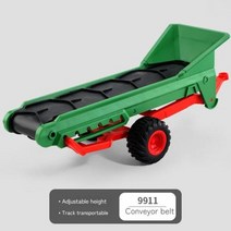 RC Car 24ghz Rc 트랙터 트레일러 Led 헤드 라이트 농장 장난감 세트 124 원격 제어 자동차 트럭 모의 어린이 소년 선물, G7