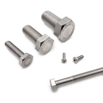 스텐 육각 볼트 SUS 너트 미리 인치 머신 규격 M4 부터 M24 5/16 부터 3/4, M20(20mm), 120mm