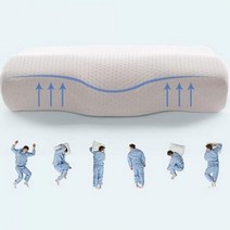 베개 노드하우스 배게 블루 커버 쿠션 어지럼증원인 베게 목 잠잘오는법 차량용 잠안올때, 화이트