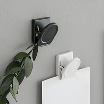 스윗브릿지 냉장고 자석 집게 다용도 걸이 2pset 2color, 블랙2P