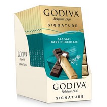 Godiva 고디바 시그니쳐 씨솔트 다크 초콜릿 90g x 12팩 카카오 Sea Salt Dark