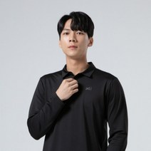 밀레 밀레 남성기능성 등산티셔츠 쉘르 카라 티셔츠 MVQFT405 BLACK