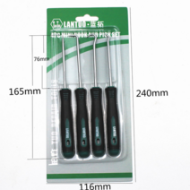 오링 Allsome 4pcs 135mm 자동차 자동 차량 오일 씰 스크루 드라이버 세트 o-링 개스킷 풀러 리무버 후크 도구, vk002