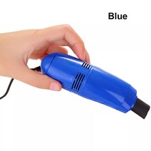 헤파필터 강력진공 소형 미니범용 미니 키보드 지능 청소기 USB 충전 휴대용 노트북 모니터 브러시 먼지, 02 blue