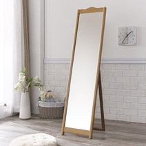 우드웰 래핑 스탠드 전신거울 400 x 1600 mm, 아카시아