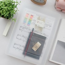 A4서류 투명파일케이스 대형 휴대용 서류보관함 파일홀더 파일바인더 계약서홀더
