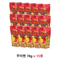 경진식품 꼬마 꾸이맨, 15개, 70g