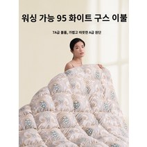 bbmarket 구스다운 오리털이불 거위털 호텔침구 세탁 가능한 헝가리어 95 흰 거위 봄과 가을 퀼트 겨울 퀼트 다운 에어컨 얇은 이불 봄과 가을 시어머니 퀼트 코어, 200X230cm(투피스이불) 여름이불봄가을이불, C.세탁 가능  기계 세탁 가능  건조 가능 95 화이