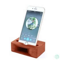 우드 사운드 증폭 스마트폰 거치대 원목 핸드폰홀더 핸드폰거치대 핸드폰스탠드 탁상용핸드폰거치대